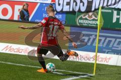 2. BL - Saison 2017/2018 - FC Ingolstadt 04 - Arminia Bielefeld - Sonny Kittel (#10 FCI) beim Eckball - Foto: Meyer Jürgen