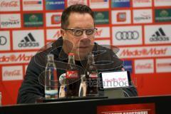 2. Bundesliga - Fußball - FC Ingolstadt 04 - FC St. Pauli - Pressekonferenz nach dem Spiel, Cheftrainer Markus Kauczinski (Pauli)