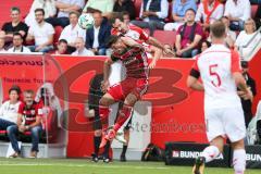 2. BL - Saison 2017/2018 - FC Ingolstadt 04 - SSV Jahn Regensburg - Antonio Colak (#7 FCI) beim Kopfball - Foto: Meyer Jürgen