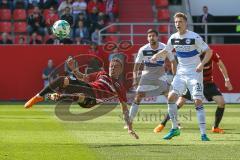 2. BL - Saison 2017/2018 - FC Ingolstadt 04 - Arminia Bielefeld - Sonny Kittel (#10 FCI) mit einem Fallrückzieher - Foto: Meyer Jürgen