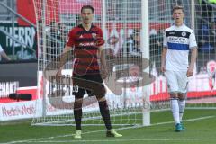 2. Bundesliga - Fußball - FC Ingolstadt 04 - DSC Armenia Bielefeld - Stefan Kutschke (20, FCI) Henri Weigelt (31 DSC)