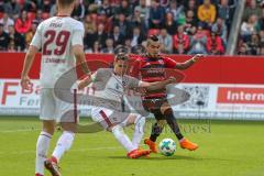 2. BL - Saison 2017/2018 - FC Ingolstadt 04 -1. FC Nürnberg - Dario Lezcano (#11 FCI) - Foto: Meyer Jürgen