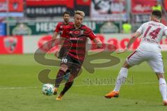 2. BL - Saison 2017/2018 - FC Ingolstadt 04 -1. FC Nürnberg - Thomas Pledl (#30 FCI) - Foto: Meyer Jürgen