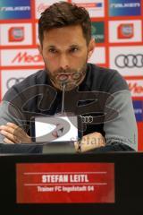 2. Bundesliga - Fußball - FC Ingolstadt 04 - Holstein Kiel - Pressekonferenz nach dem Spiel Cheftrainer Stefan Leitl (FCI)
