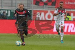2. BL - Saison 2017/2018 - FC Ingolstadt 04 - FC St. Pauli - Patrick Ebert (#7 FCI) - Dudziak Jeremy St.Pauli #8 - Foto: Meyer Jürgen