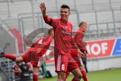 2. Bundesliga - Fußball - FC Ingolstadt 04 - VfB Eichstätt - Saisoneröffnung - Testspiel - Warmup vor dem Testspiel Alfredo Morales (6, FCI)