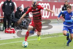 2. Bundesliga - Fußball - Testspiel - FC Ingolstadt 04 - SpVgg Unterhaching - Moritz Hartmann (9, FCI) mit Gesichtsmaske