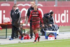 2. Bundesliga - Fußball - Testspiel - FC Ingolstadt 04 - SpVgg Unterhaching - Auswechslung Tobias Schröck (21, FCI)