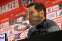 2. Bundesliga - Fußball - FC Ingolstadt 04 - SV Sandhausen - Pressekonferenz nach dem Spiel, Cheftrainer Stefan Leitl (FCI)