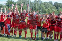 B-Junioren Bayernliga- U17 - FC Ingolstadt - TSV 1860 München - Die Mannschaft nach dem Spiel - jubel - laola - Foto: Jürgen Meyer