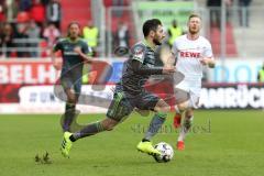 2. Bundesliga - FC Ingolstadt 04 - 1. FC Köln - Cenk Sahin (17, FCI) Sobiech, Lasse (3 Köln)