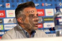 2. Bundesliga - Hamburger SV - FC Ingolstadt 04 - Pressekonferenz nach dem Spiel, Cheftrainer Tomas Oral (FCI), Sieg FCI 0:3