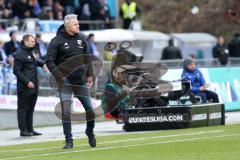2. Bundesliga - SV Darmstadt 98 - FC Ingolstadt 04 - Cheftrainer Jens Keller (FCI) an der Seitenlinie