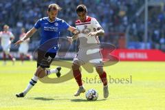 2. Bundesliga - Arminia Bielefeld - FC Ingolstadt 04 - Manuel Prietl (19 Bielefeld) Darío Lezcano (11, FCI)