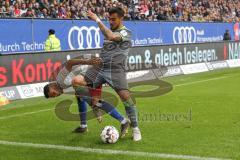 2. Bundesliga - Hamburger SV - FC Ingolstadt 04 - Douglas Santos (6 HSV) Darío Lezcano (11, FCI)