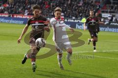 2. Bundesliga - FC St. Pauli - FC Ingolstadt 04 - Daniel Buballa (15 Pauli) Thomas Pledl (30, FCI)