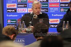 2. Bundesliga - SV Darmstadt 98 - FC Ingolstadt 04 - Pressekonferenz nach dem Spiel, Cheftrainer Jens Keller (FCI)