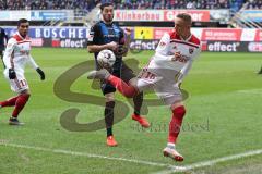 2. Bundesliga - SC Paderborn - FC Ingolstadt 04 - Sonny Kittel (10, FCI) Strohdiek, Christian (Paderborn 5)