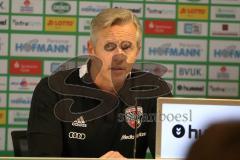 2. Bundesliga - SpVgg Greuther Fürth - FC Ingolstadt 04 - Pressekonferenz nach dem Spiel, Cheftrainer Jens Keller (FCI)