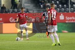 2. Bundesliga - SV Sandhausen - FC Ingolstadt 04 - Konstantin Kerschbaumer (7, FCI) fordert Anspielmöglichkeiten