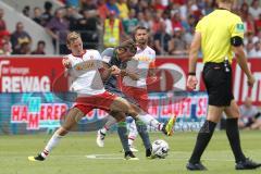 2. Bundesliga - Fußball - SV Jahn Regensburg - FC Ingolstadt 04 - Marc Lais (18 Jahn) Konstantin Kerschbaumer (7, FCI)