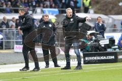 2. Bundesliga - SV Darmstadt 98 - FC Ingolstadt 04 - Cheftrainer Jens Keller (FCI) schreit ins Feld