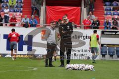 2. Bundesliga - Fußball - 1. FC Heidenheim - FC Ingolstadt 04 - Cheftrainer Tomas Oral (FCI) und Co-Trainer Michael Henke (FCI)