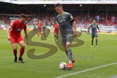 2. Bundesliga - Fußball - 1. FC Heidenheim - FC Ingolstadt 04 - rechts Stefan Kutschke (20, FCI)