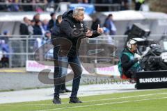 2. Bundesliga - SV Darmstadt 98 - FC Ingolstadt 04 - Cheftrainer Jens Keller (FCI) an der Seitenlinie schreit