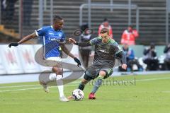 2. Bundesliga - SV Darmstadt 98 - FC Ingolstadt 04 - Jones, Joevin (Darmstadt 3) Konstantin Kerschbaumer (7, FCI)