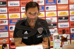 2. Bundesliga - Fußball - SV Jahn Regensburg - FC Ingolstadt 04 - Pressekonferenz nach dem Spiel 1:2, Cheftrainer Stefan Leitl (FCI)