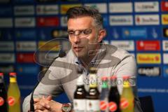 2. Bundesliga - MSV Duisburg - FC Ingolstadt 04 - Pressekoferenz nach dem Spiel, Cheftrainer Tomas Oral (FCI)