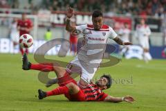 2. Bundesliga - Fußball - Darío Lezcano (11, FCI)  - SV Wehen Wiesbaden - FC Ingolstadt 04 -