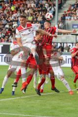 2. Bundesliga - Stefan Kutschke (20, FCI)  beim Kopfball - Fußball - SV Wehen Wiesbaden - FC Ingolstadt 04 -
