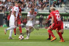 2. Bundesliga - Darío Lezcano (11, FCI)  - Sonny Kittel (10, FCI)  - Fußball - SV Wehen Wiesbaden - FC Ingolstadt 04 -