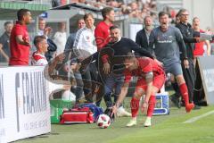 2. Bundesliga - Fußball - Cheftrainer Tomas Oral (FCI) unzufrieden mit der Entscheidung des Schiedsrichters  - SV Wehen Wiesbaden - FC Ingolstadt 04 -