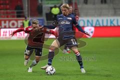 2. Bundesliga - FC Ingolstadt 04 - 1. FC Union Berlin - Thomas Pledl (30, FCI) gegen Simon Hedlund (Union 17)