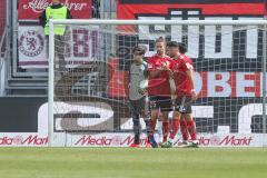 2. BL - Saison 2018/2019 - FC Ingolstadt 04 - Holstein Kiel - Kotzke Jonathan (#25 FCI) - Philipp Heerwagen (#1 FCI) - Dario Lezcano (#11 FCI) - Enttäuschte Gesichter - Foto: Meyer Jürgen