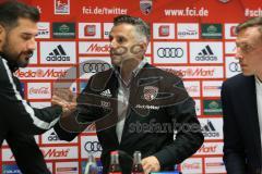 2. Bundesliga - Fußball - FC Ingolstadt 04 - Dynamo Dresden - Tomas Oral (Cheftrainer FCI) bei der Pressekonferenz