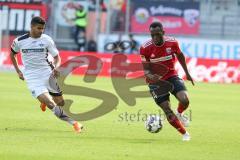 2. Bundesliga - FC Ingolstadt 04 - SC Paderborn 07 - Dräger, Mohamed (Paderborn 25) Osayamen Osawe (14, FCI)