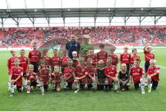2. Bundesliga, 2. Spieltag, Fußball, FC Ingolstadt 04 - SpVgg Greuther Fürth, Kids Einlaufkinder