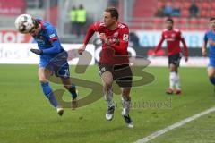 2. Bundesliga - FC Ingolstadt 04 - 1. FC Heidenheim - Maximilian Thiel (HDH 21) Marcel Gaus (19, FCI)