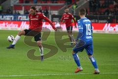 2. Bundesliga - Fußball - FC Ingolstadt 04 - 1. FC Magdeburg - Björn Paulsen (4, FCI) Michel Niemeyer (19 Magdeburg)
