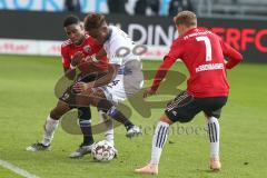 2. BL - Saison 2018/2019 - FC Ingolstadt 04 - DSC Arminia Bielefeld - Frederic Ananou (#2 FCI) - Anderson Lucoqui (#4 Bielefeld)Foto: Meyer Jürgen