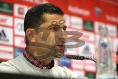 2. Bundesliga - FC Ingolstadt 04 - SV Darmstadt 98 - Pressekonferenz nach dem Spiel, Cheftrainer Dimitrios Grammozis (Darmstadt)