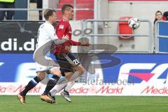 2. Bundesliga - FC Ingolstadt 04 - DSC Arminia Bielefeld - Stefan Kutschke (20, FCI) Brian Behrendt (3 Bielefeld)