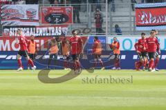 2. BL - Saison 2018/2019 - FC Ingolstadt 04 - Holstein Kiel - Enttäuschte Gesichter nach dem Spiel - Foto: Meyer Jürgen
