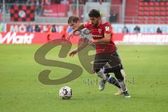2. Bundesliga - FC Ingolstadt 04 - DSC Arminia Bielefeld - Almog Cohen (8, FCI) Patrick Weihrauch (7 Bielefeld)