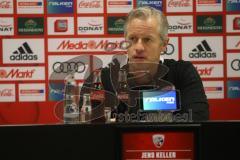 2. Bundesliga - FC Ingolstadt 04 - SSV Jahn Regensburg - Pressekonferenz nach dem Spiel, Cheftrainer Jens Keller (FCI)