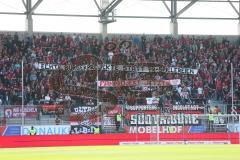 2. BL - Saison 2018/2019 - FC Ingolstadt 04 - SV Sandhausen - Fans - choreo - banner - Foto: Meyer Jürgen